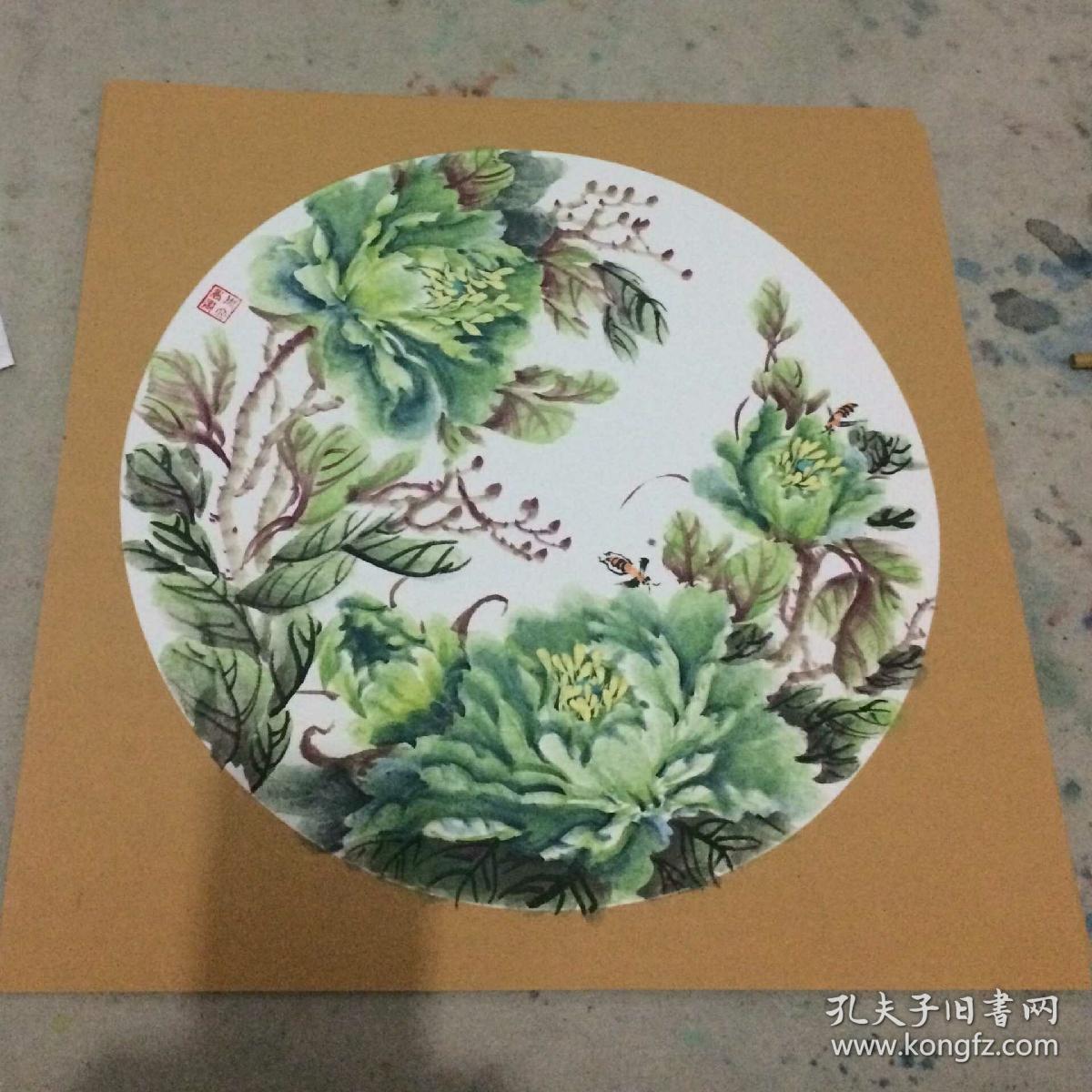 绿牡丹【纯手绘】