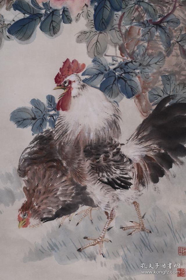 近现代:"金城"富贵锦吉立轴