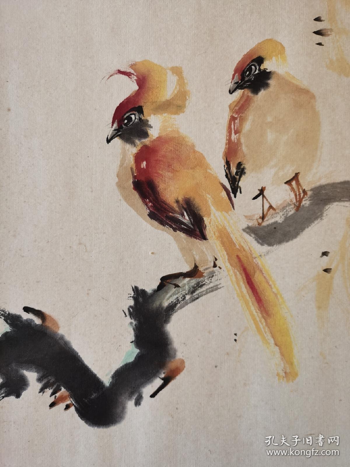 陈志宏(1913-1990)花鸟画两幅,武汉近现代名家