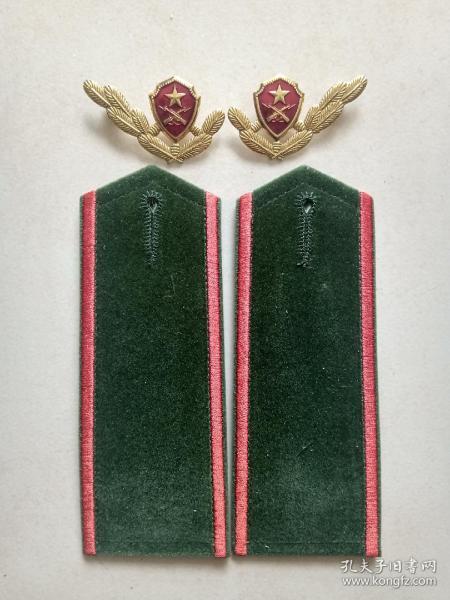 87武装学员肩章一副和领花一对全新