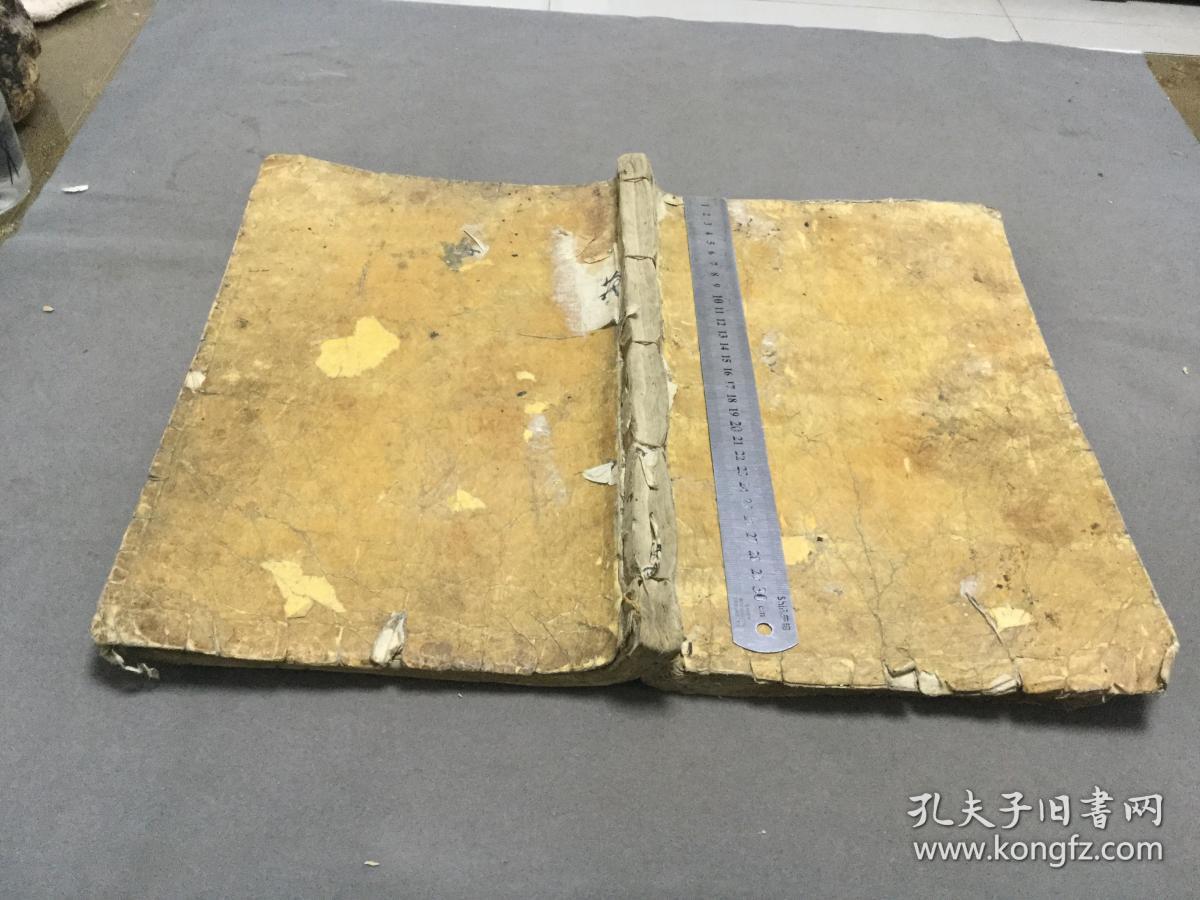 明代蚕丝纸超大本古籍 诗传大全 88页176面 品次一巨册(有图见图)