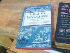 ENGLISH LITERATURE To Romanticism Volume 1
