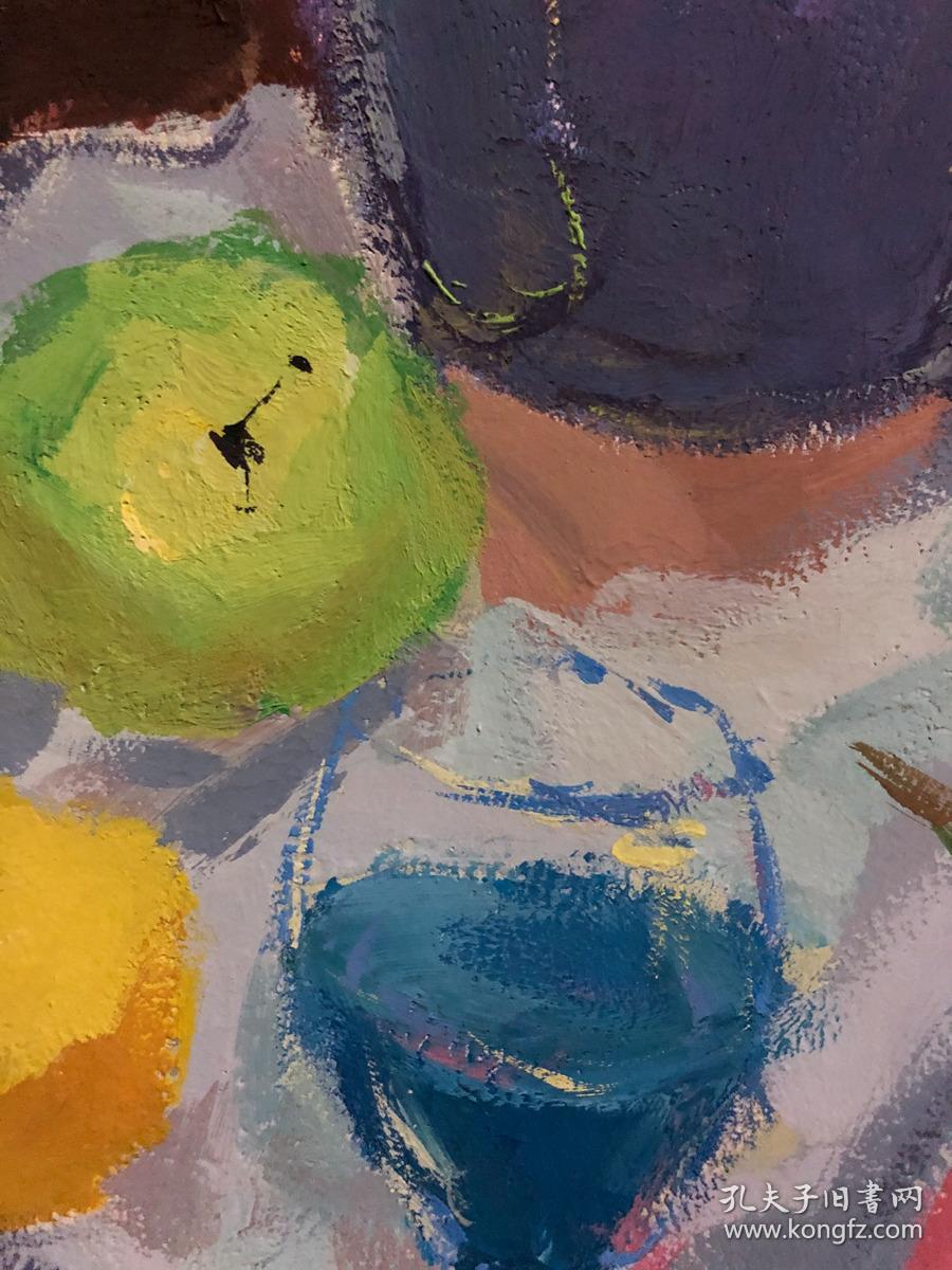 书画原作3429,水粉画,静物,4开