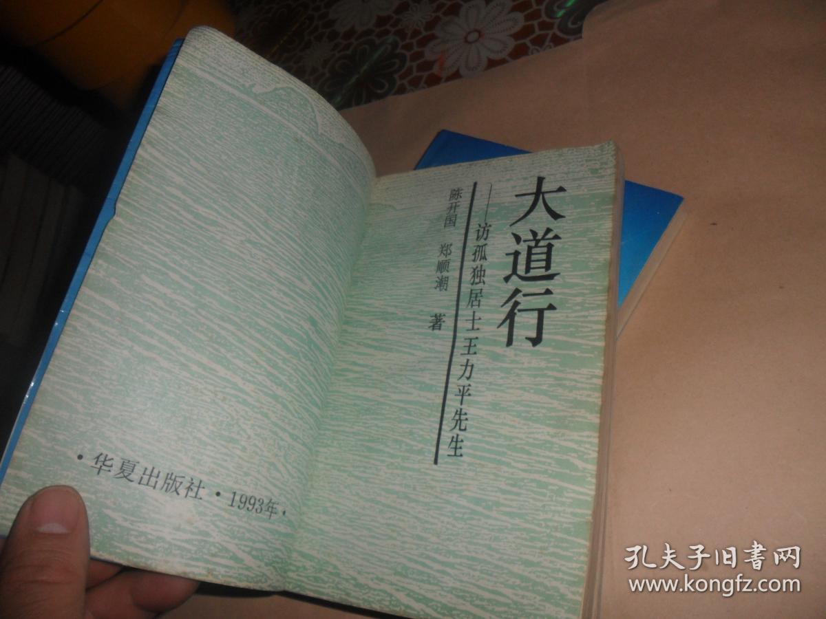 【大道行 《大道行》姊妹篇-行大道 (全2册)】访孤独居士王力平先生