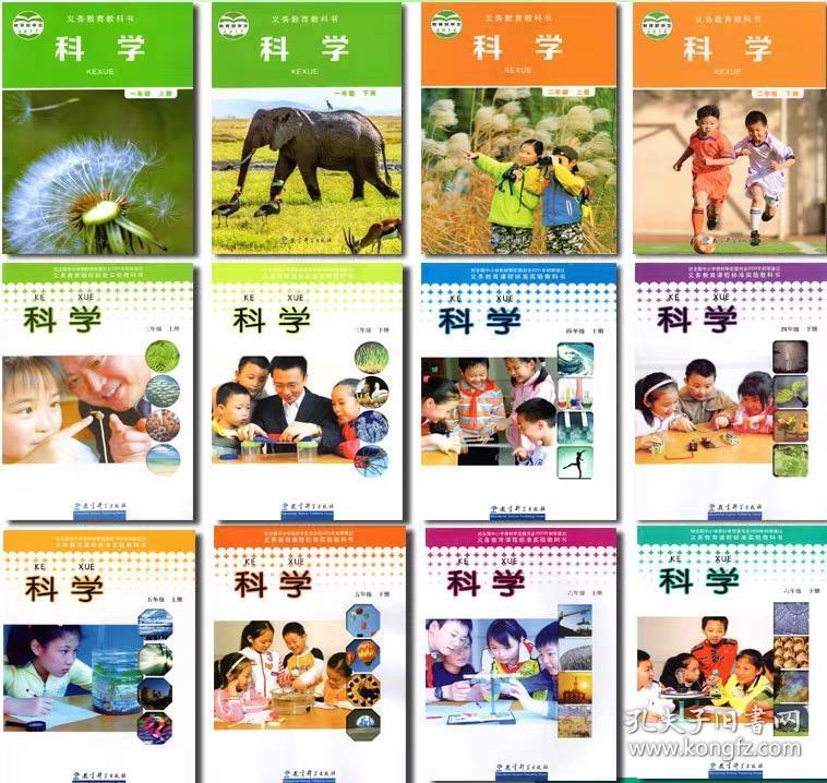 新版教科版小学科学书全套12本课本教科书