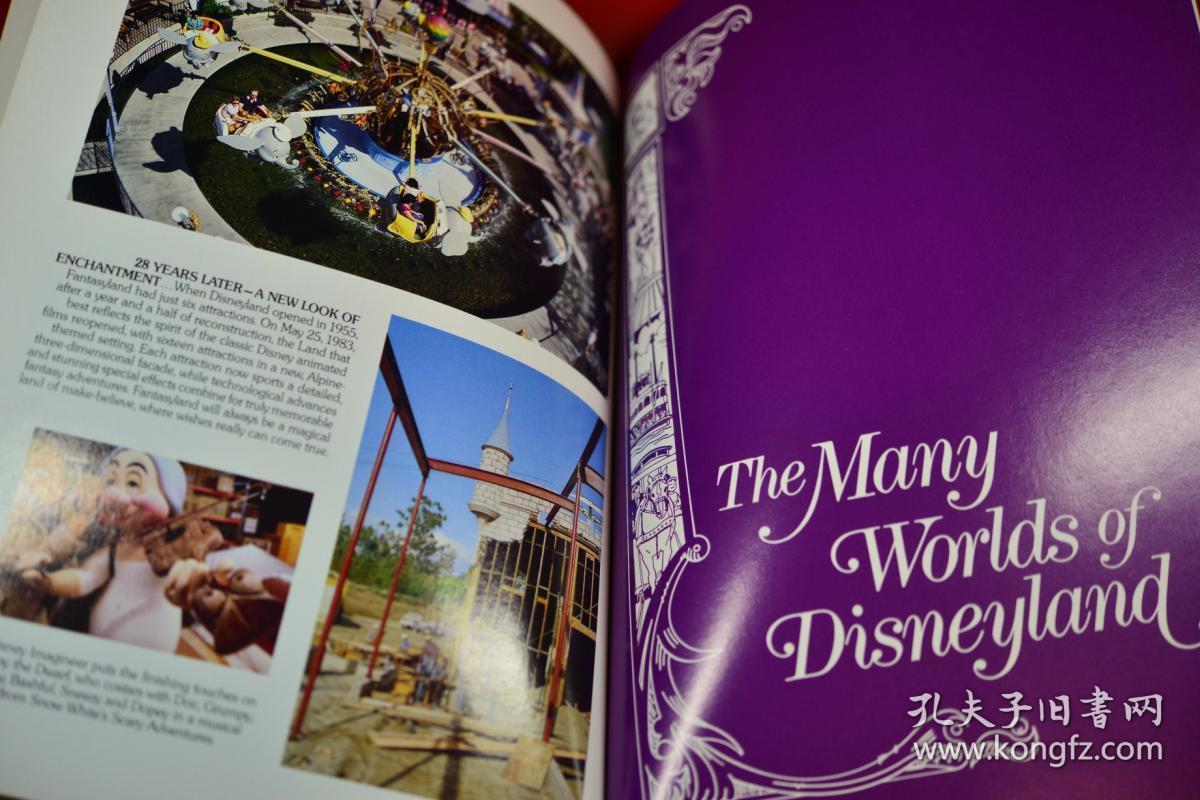 Disneyland 迪斯尼游乐场 英文原版 16开精装