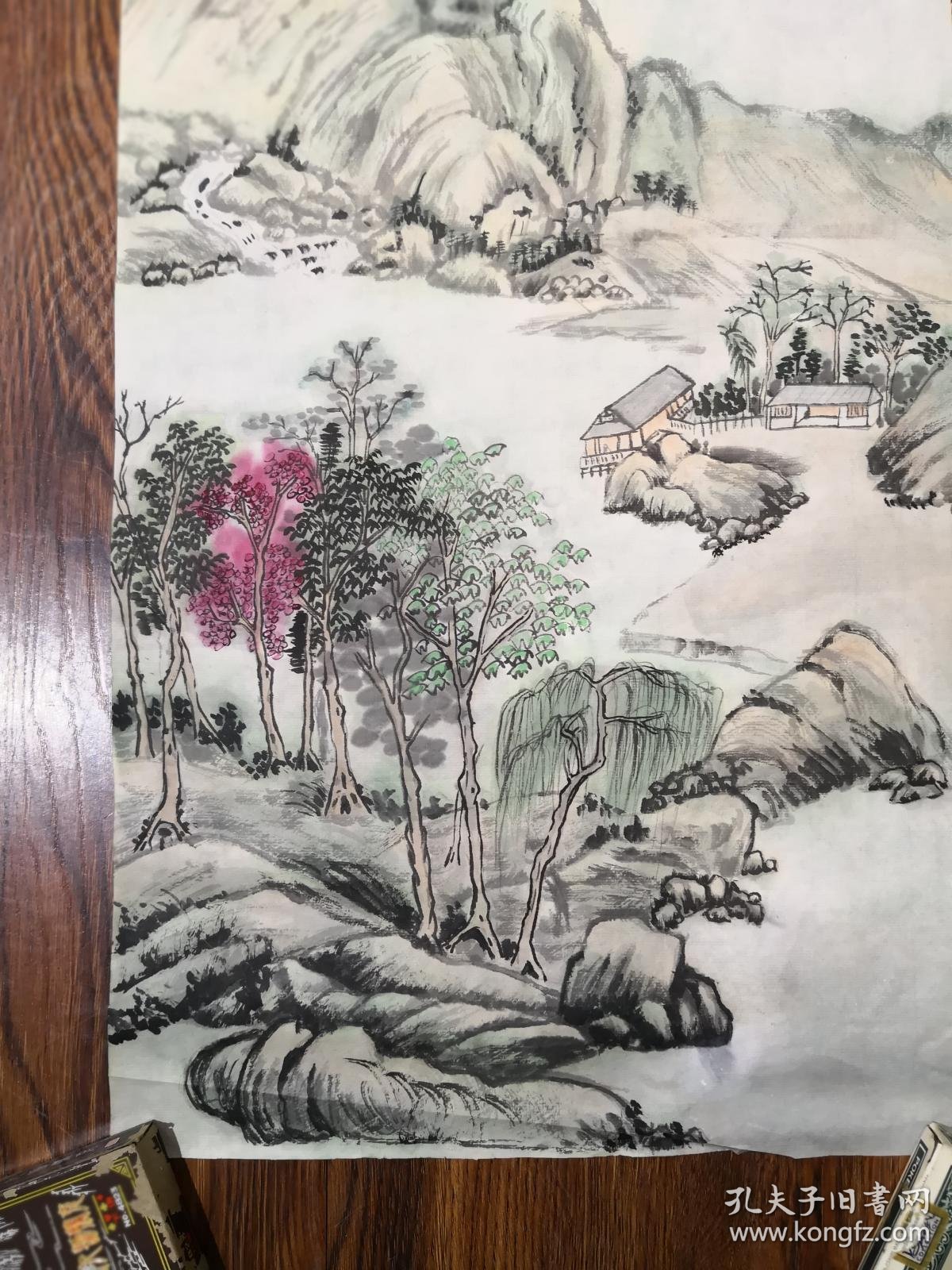 无款商品(大概八十年代左右)之8 《山水房屋图》