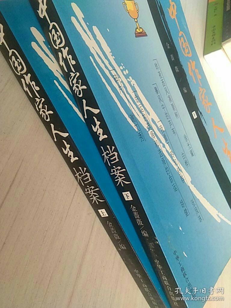 中国作家人生档案 上下两册