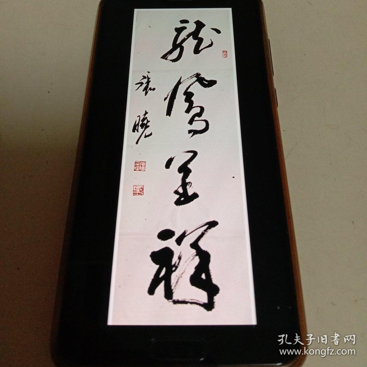 龙凤呈祥 行书竖幅(南通书法家张晓)