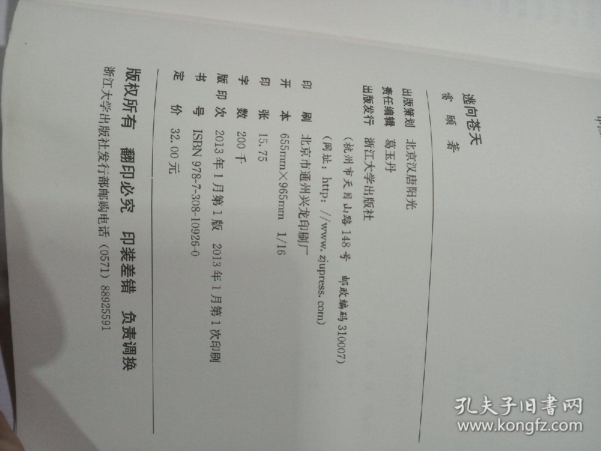 逃向苍天:极端年代里小人物的命运沉浮