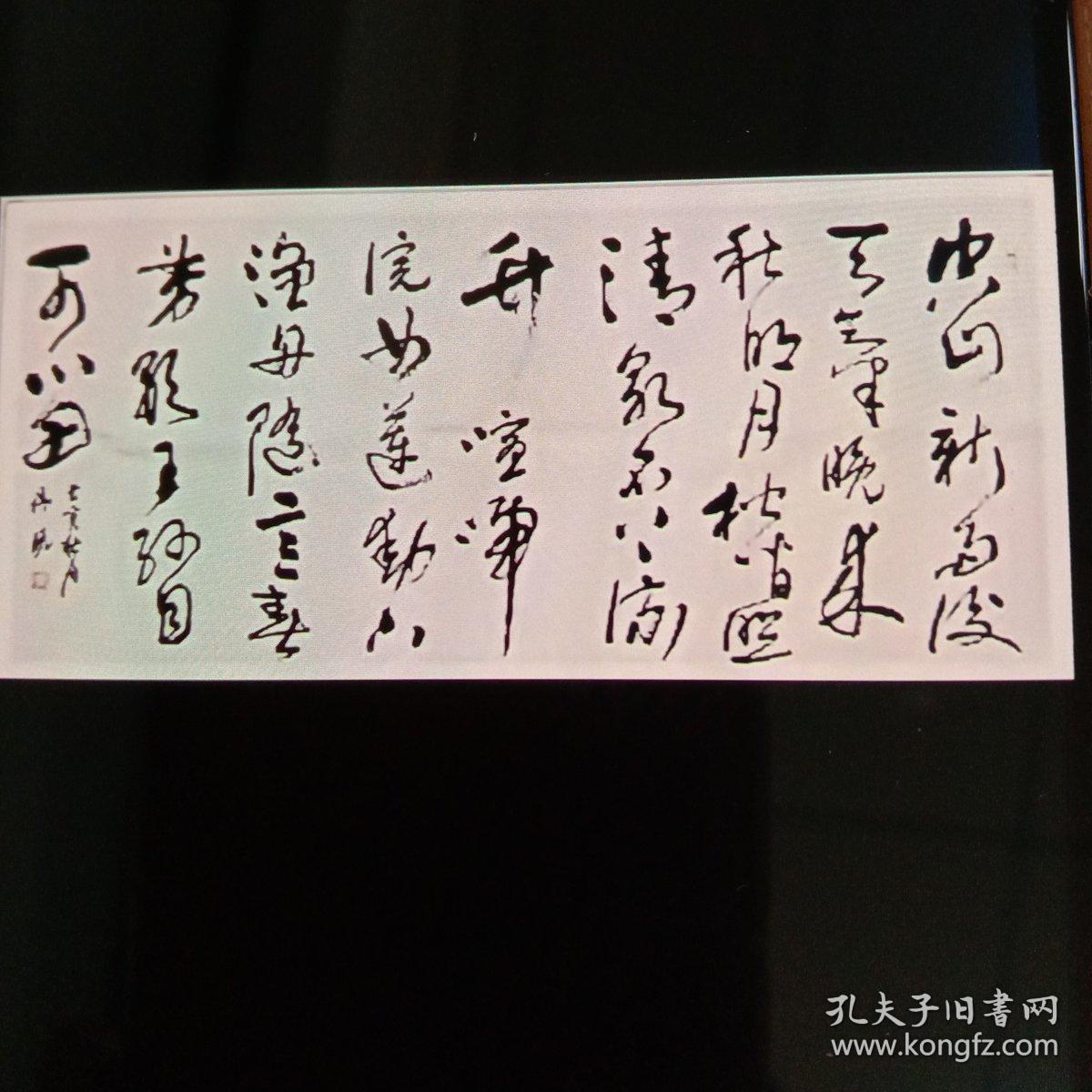 空山新雨后 草书横幅(南通书法家张晓,有需求可定制!