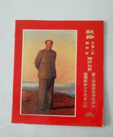 献给中国人民解放军国防科委第二次活学活用毛泽东思想积极∴一“代表大会纪念画册