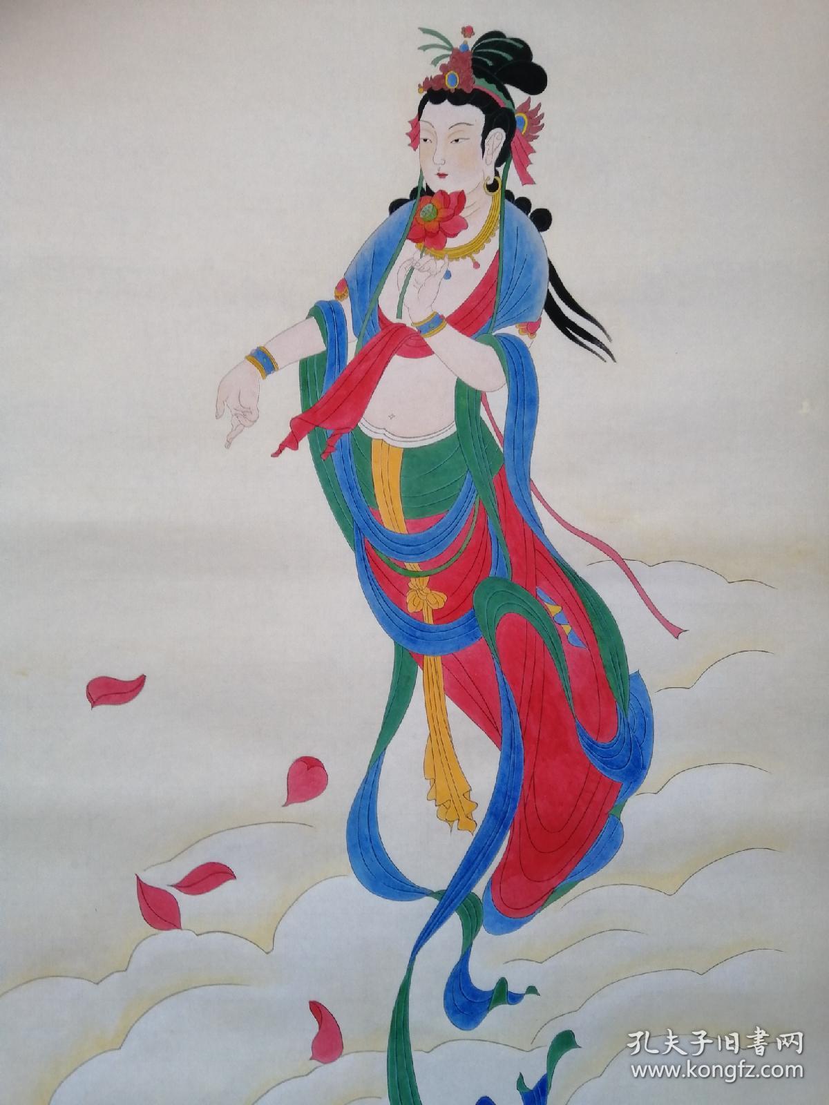 天女散花张大千