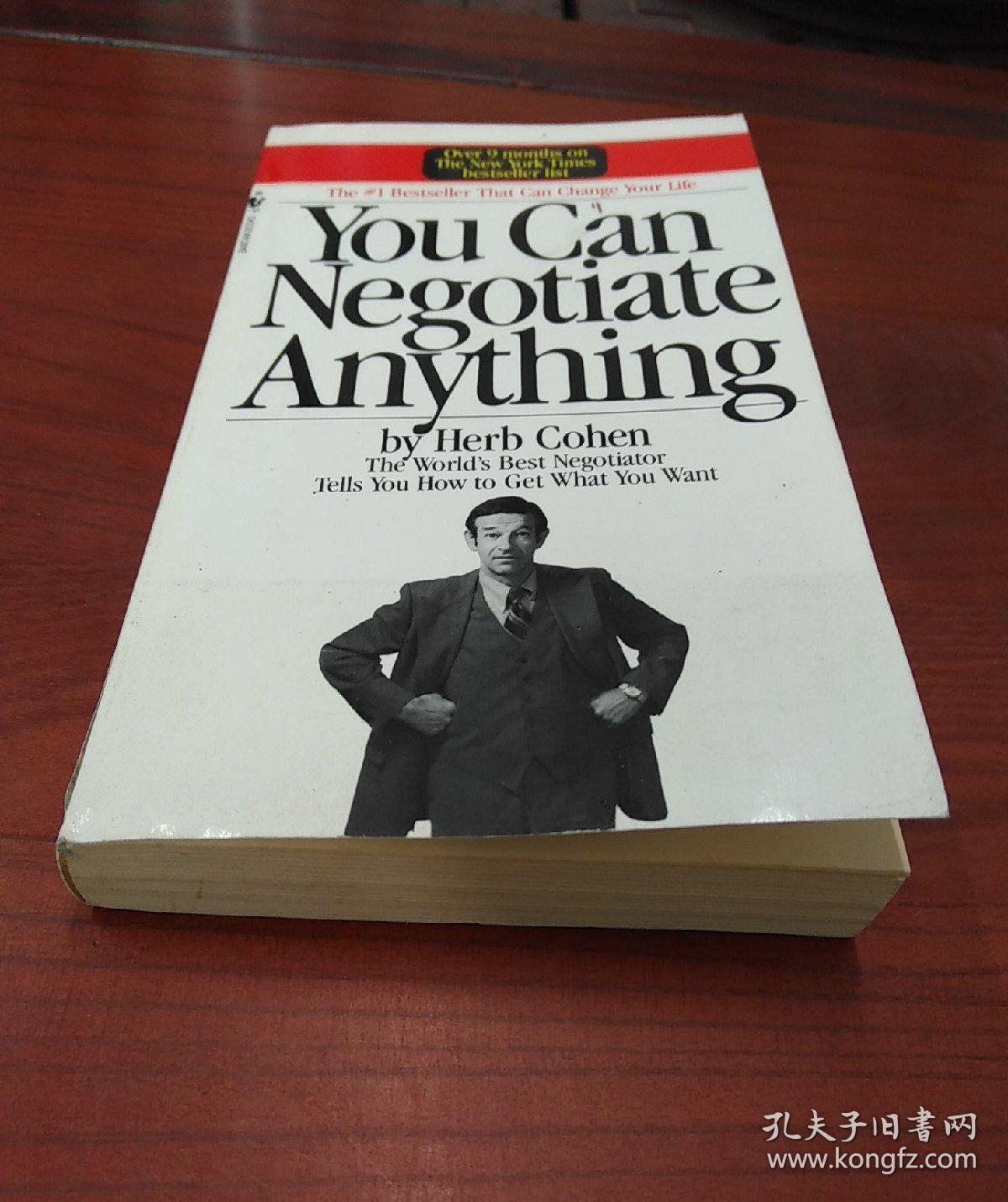 you can negotiate anything(英文原版)