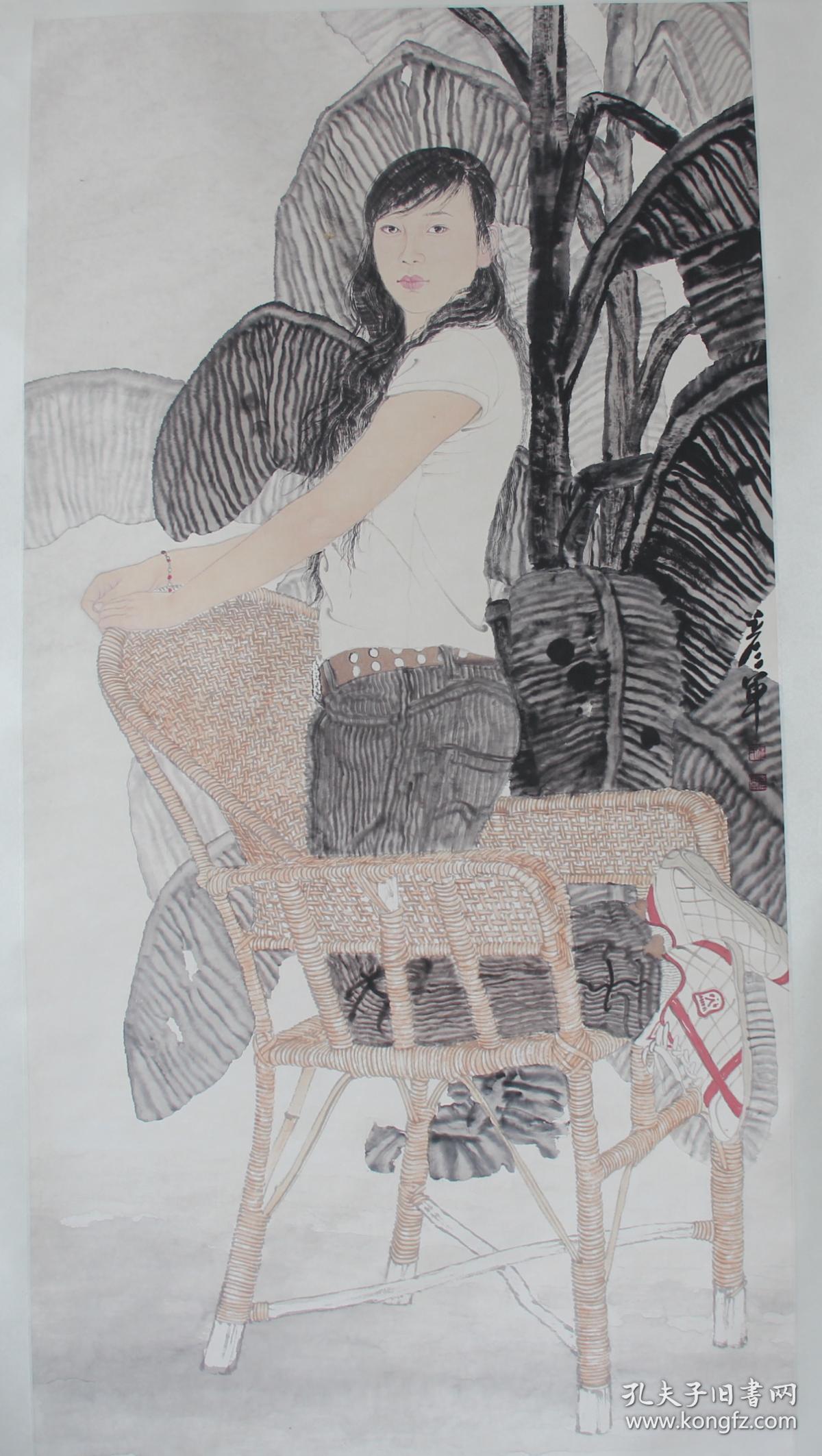 名家宋彦军画作---心迹(复制高仿)(四尺整张)(裸画)