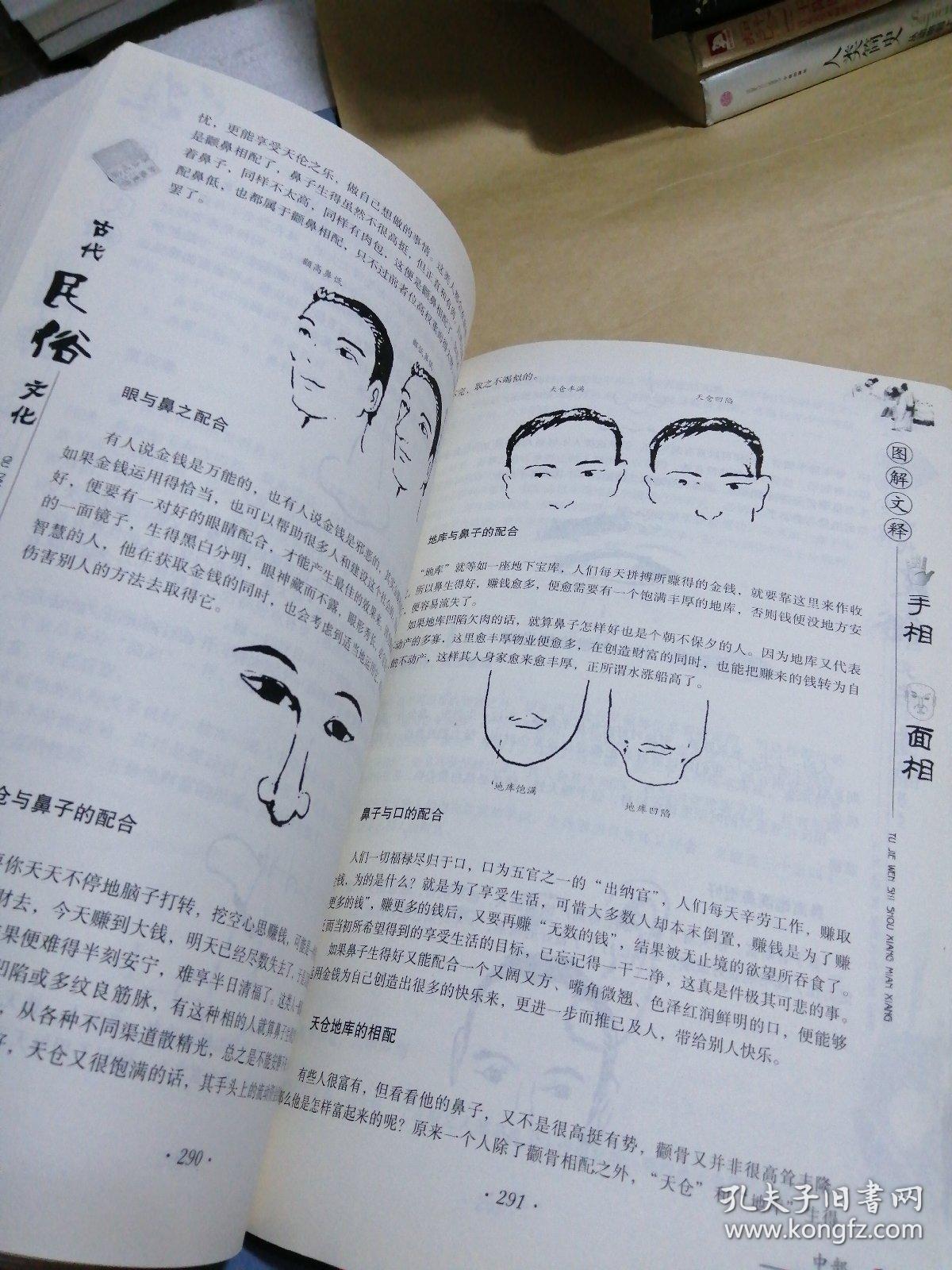 图解文释手相面相