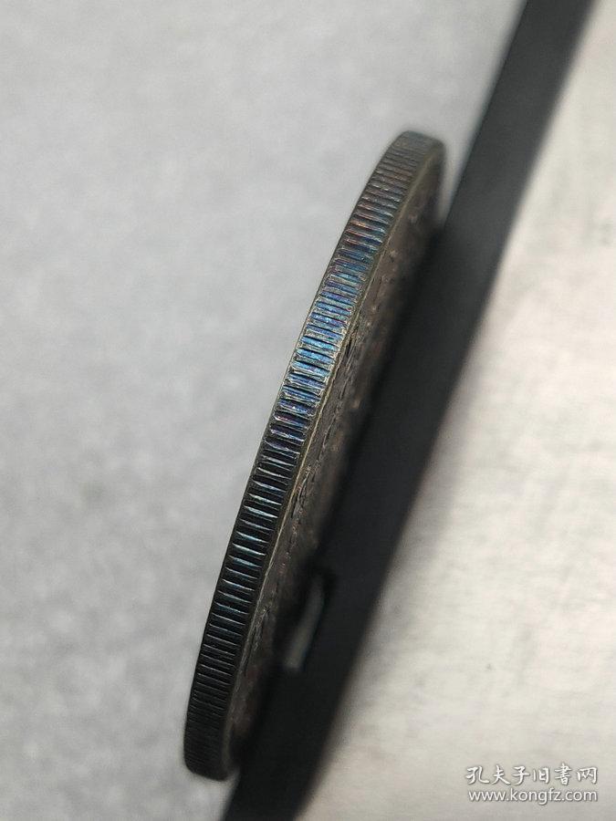 特价秒杀1460元保真美品彩光老银元中华民国三十八年贵州省造壹圆竹子