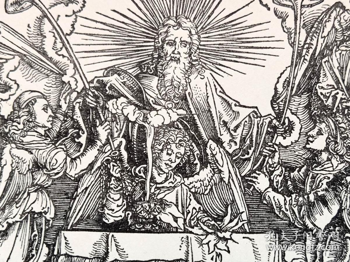 "巨幅丢勒名画"1910年复刻版"丢勒albrecht dürer启示录"系列木刻