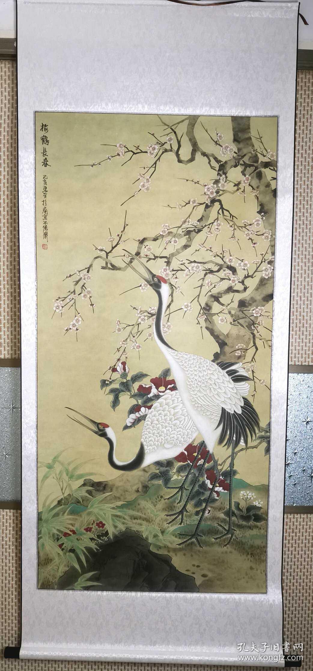 松鹤长春【江苏美协会员丁惠兴老先生作品】