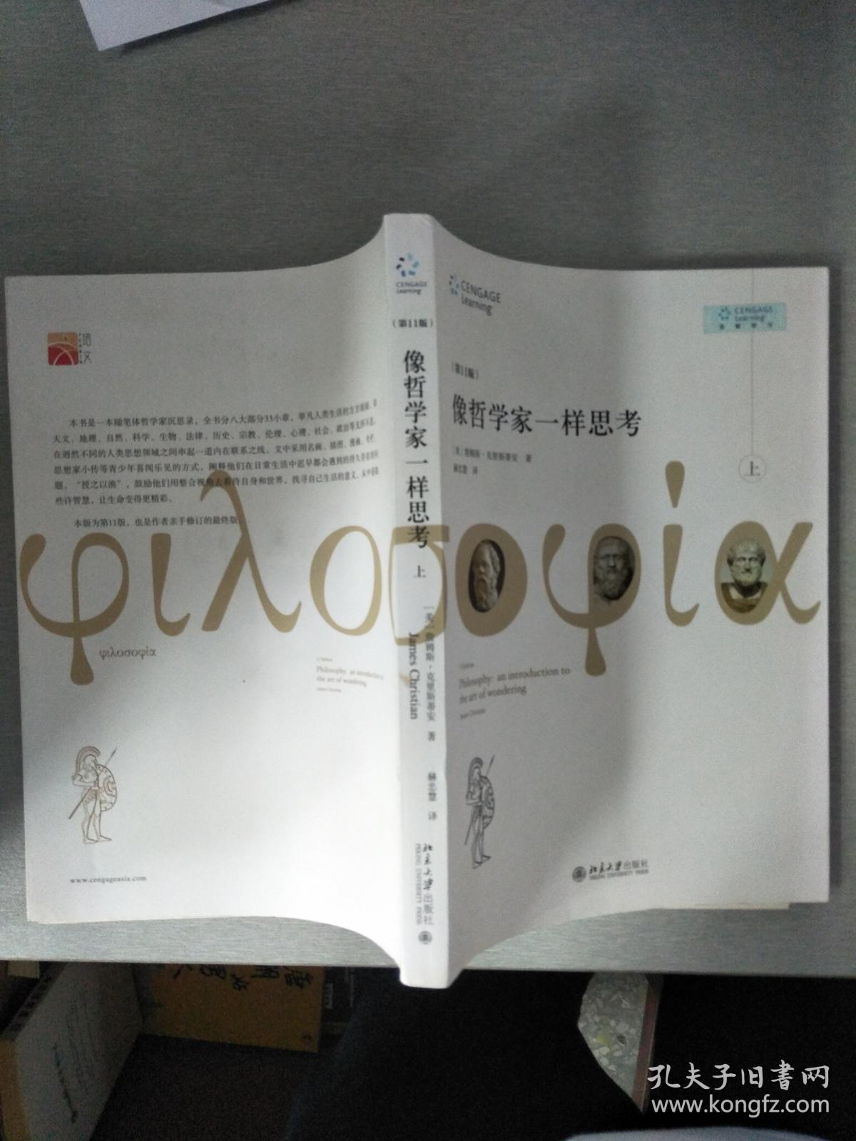像哲学家一样思考:第11版 上册