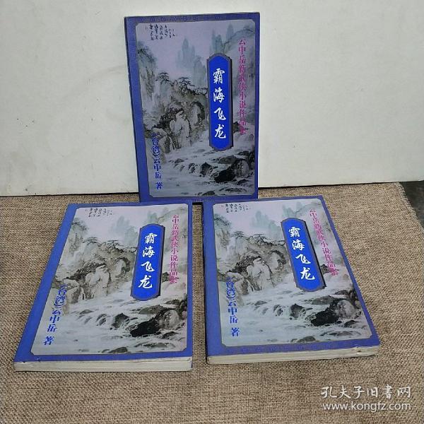 云中岳新武侠小说作品集;霸海飞龙(全套上中下三本)