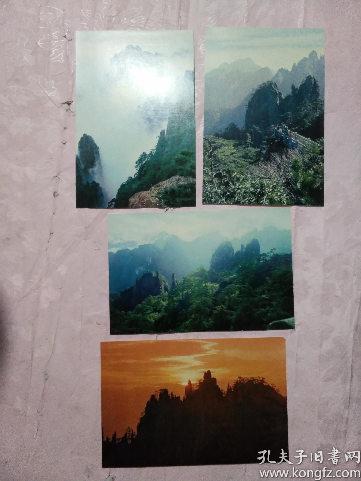 黄山明信片12张