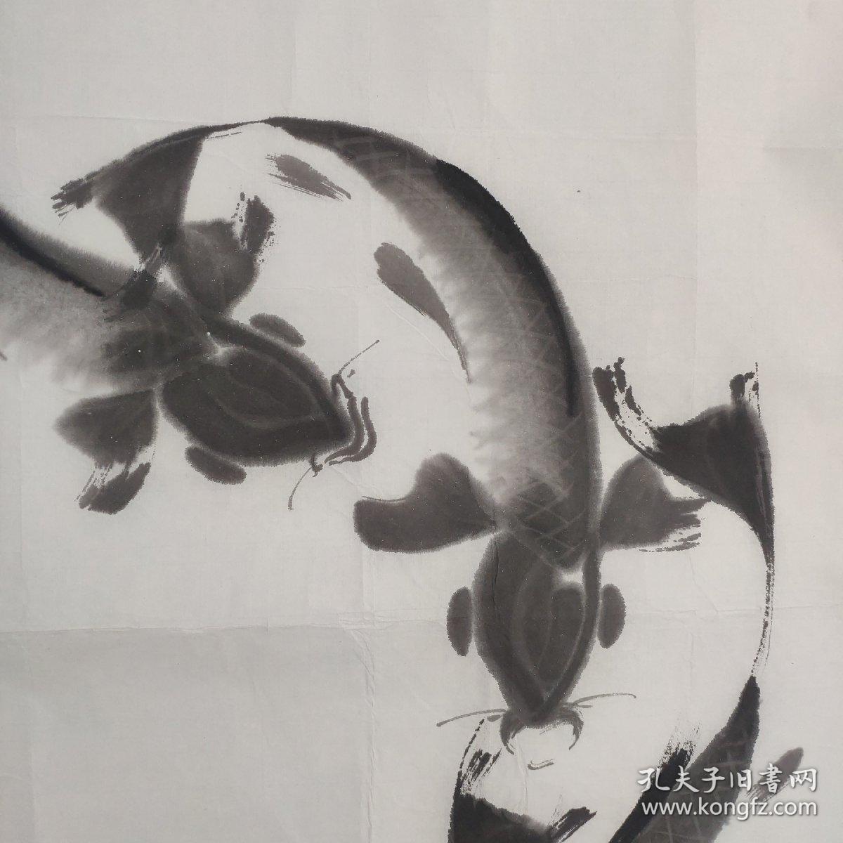 画鱼名家马利群鱼图保真