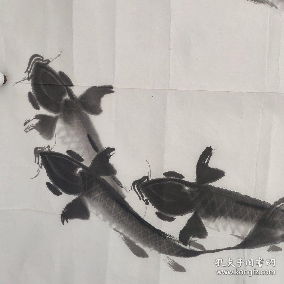 画鱼名家马利群鱼图保真