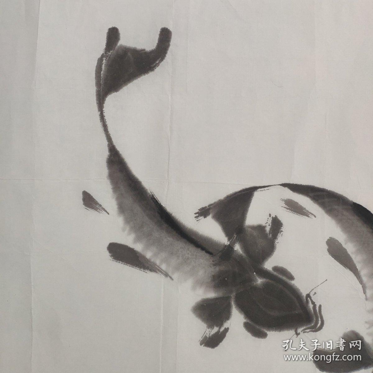 画鱼名家马利群鱼图保真