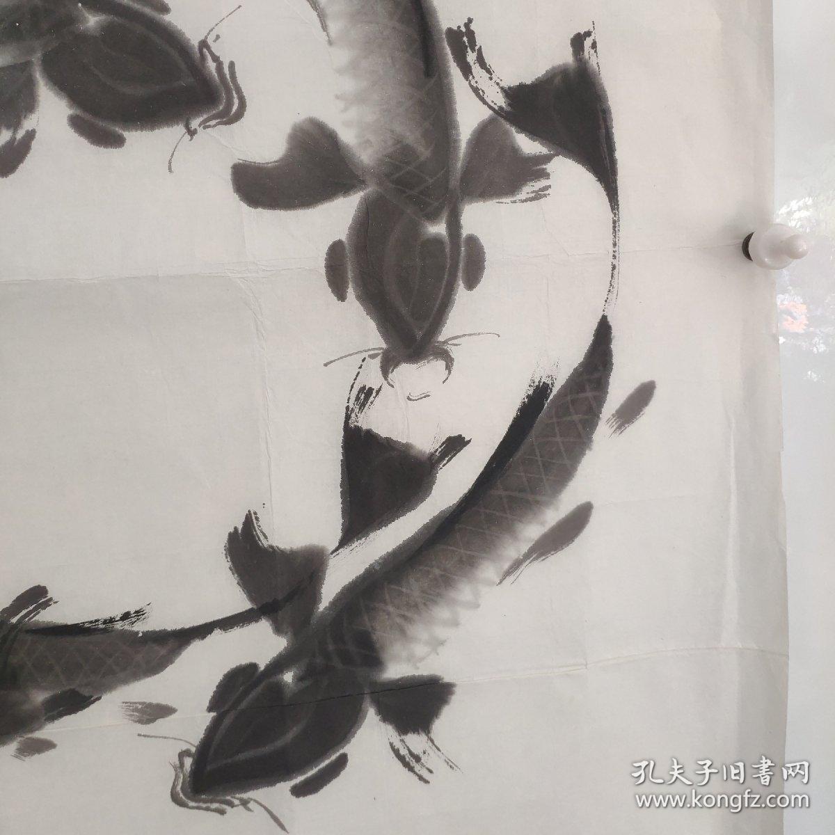 画鱼名家马利群鱼图保真