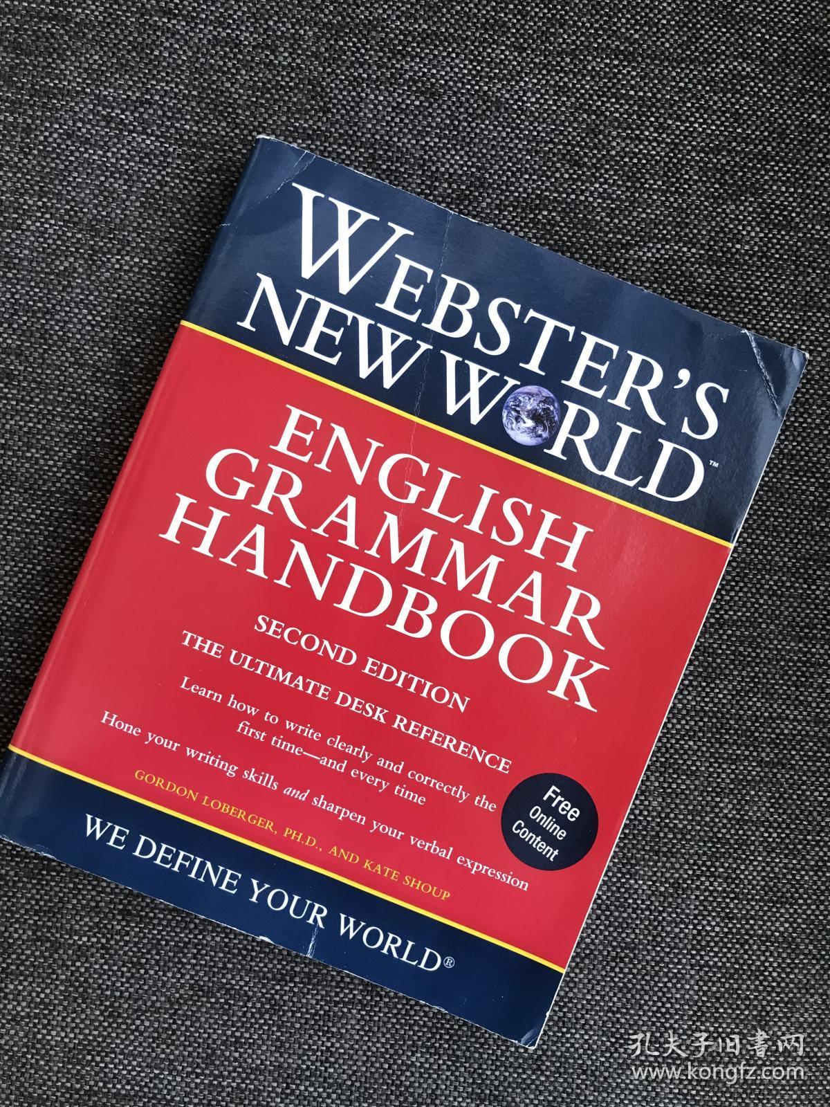国内现货webster S New World English Grammar Handbook Second Edition 英文原版韦氏新世界英语 语法手册 孔夫子旧书网