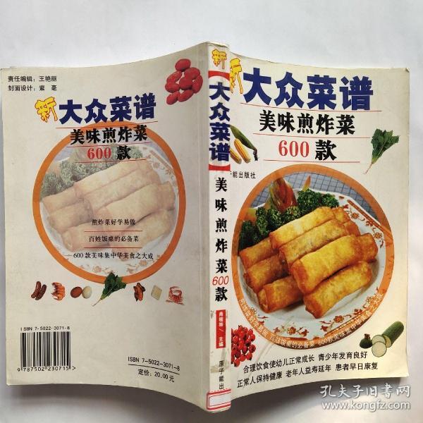 新大众菜谱:美味煎炸菜600款