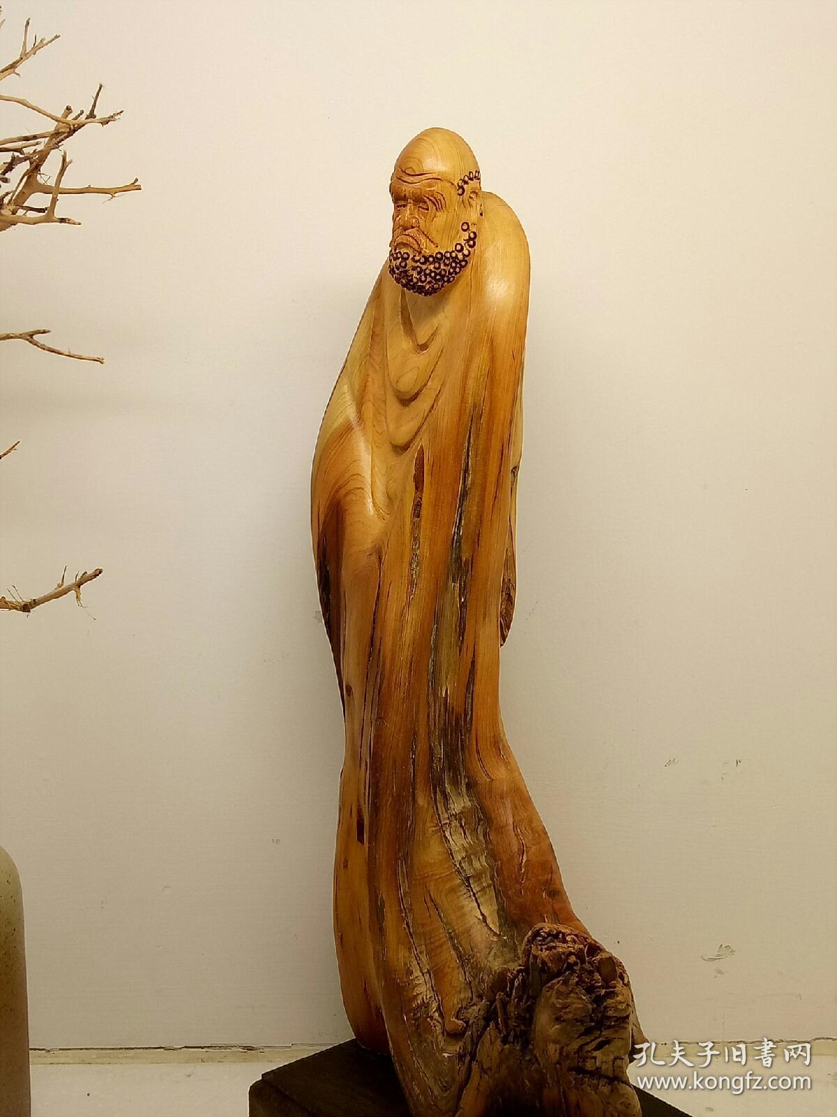 快递达摩根雕达摩崖柏达摩祖师像图片达摩祖师根雕崖柏达摩摆件要不