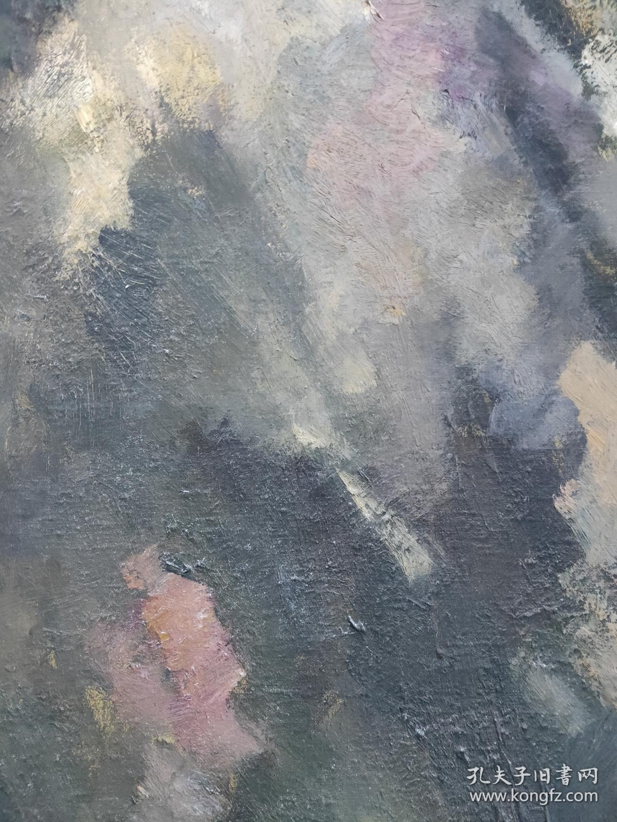 2020-1-17---油画带框   罗虹,中国美术家协会辽宁油画研究会理事.