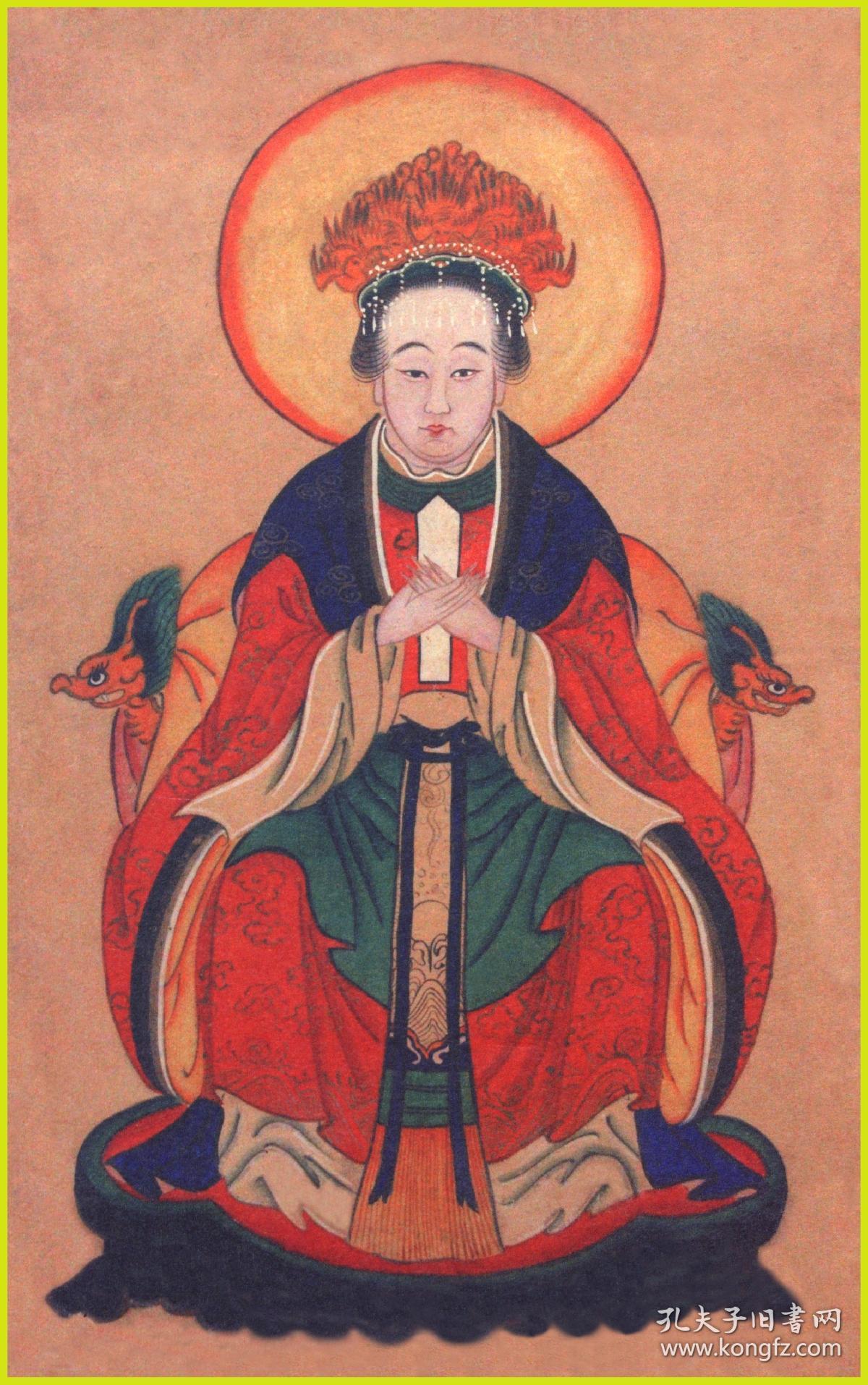东岳神仙画册集(东岳大帝,淑明坤德后,碧霞元君,古代画)