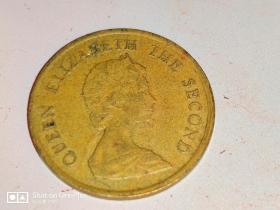 香港一毫硬币1984年