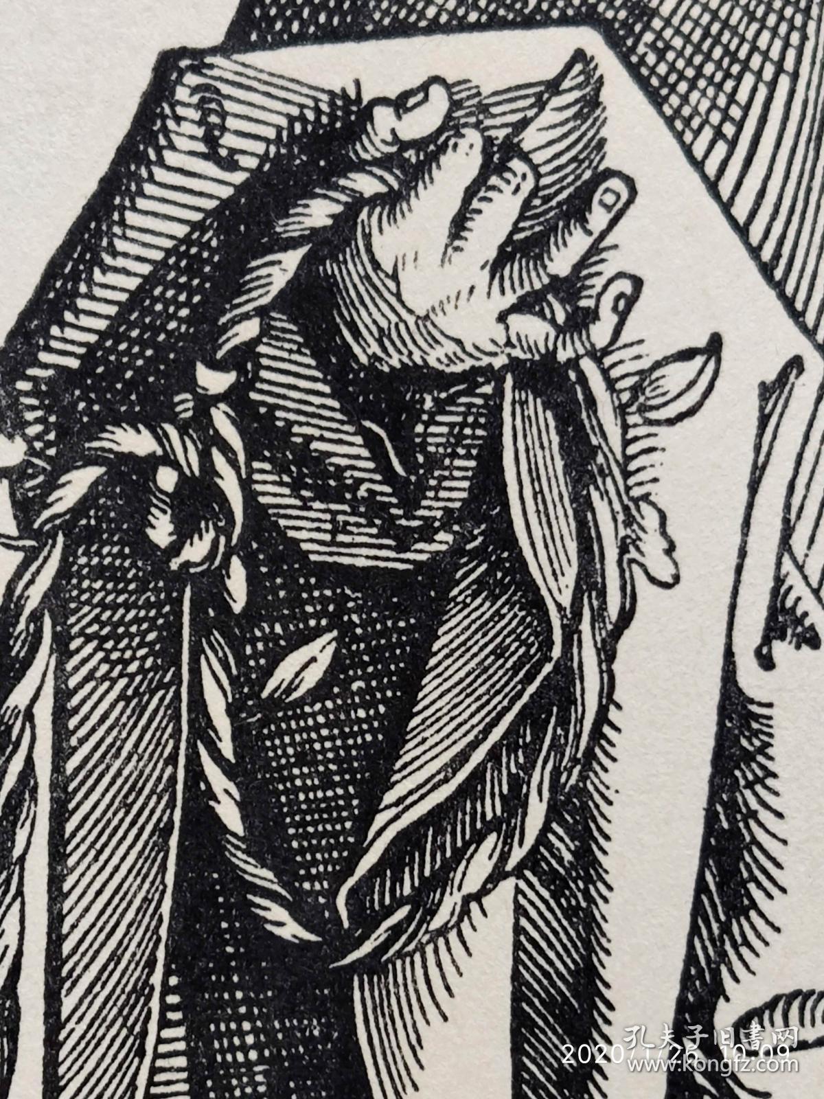 巨幅丢勒名画1910年复刻版丢勒albrechtdürer系列木刻版画朝圣的圣徒