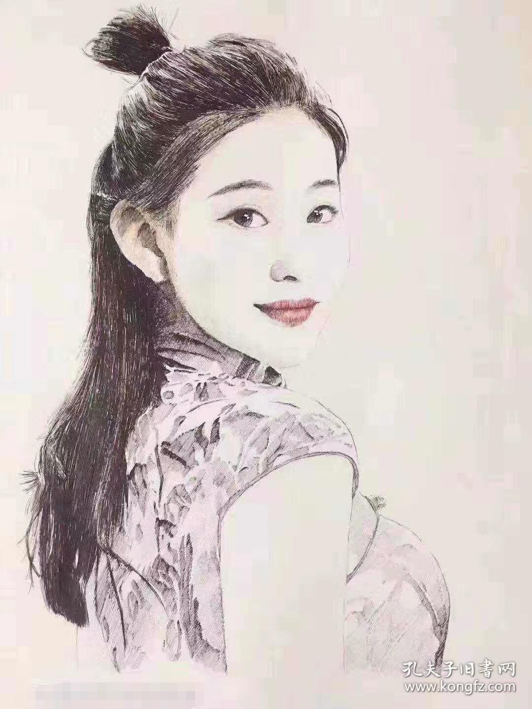 马国斌钢笔画 个人肖像定制