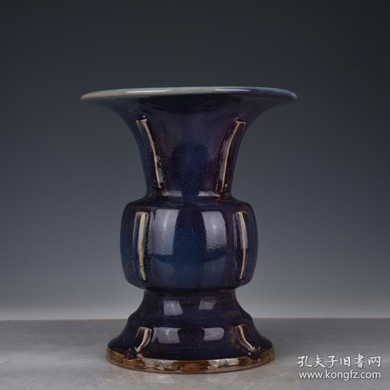 特价秒杀1880★精品瓷器■【★★宋钧窑丁香紫釉出戟尊