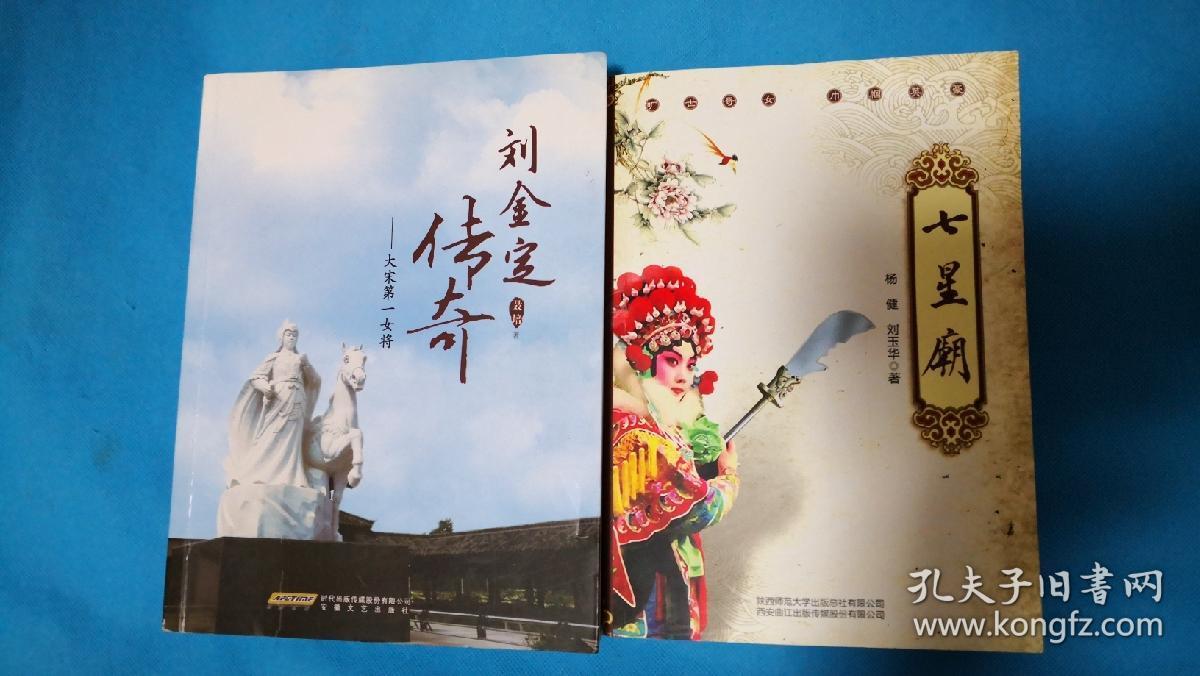 大宋第一女将刘金定传奇评书体章回历史小说七星庙2部合售缺本书