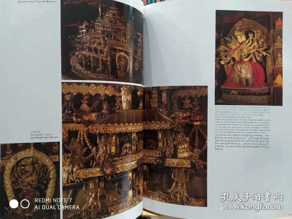 布达拉宫秘宝【8开本 汉藏英对照】布达拉宫摄影集 全新
