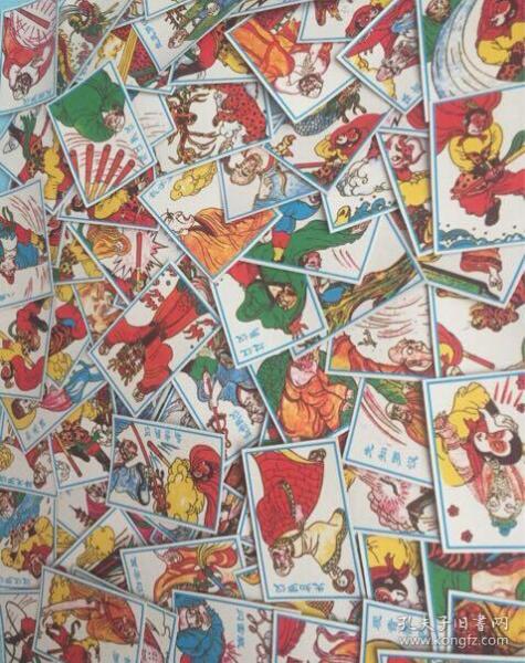 【包邮】童年的回忆 十八罗汉73张小卡片 值得收藏!