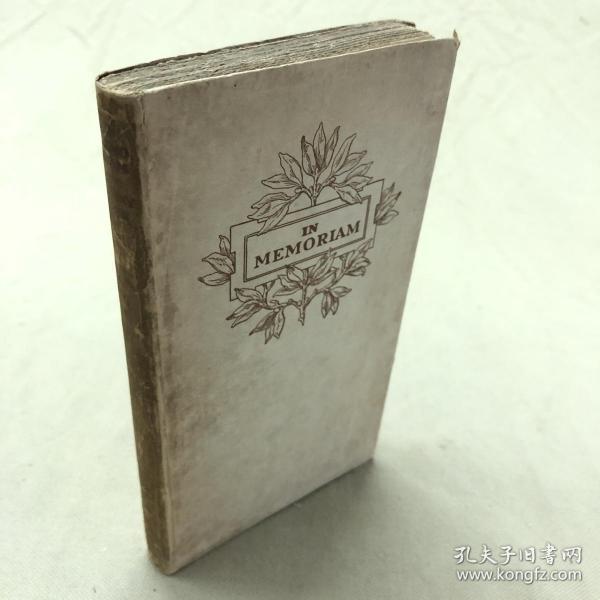 mosher珍品:in memoriam 丁尼生诗集 《悼念》 限量925册