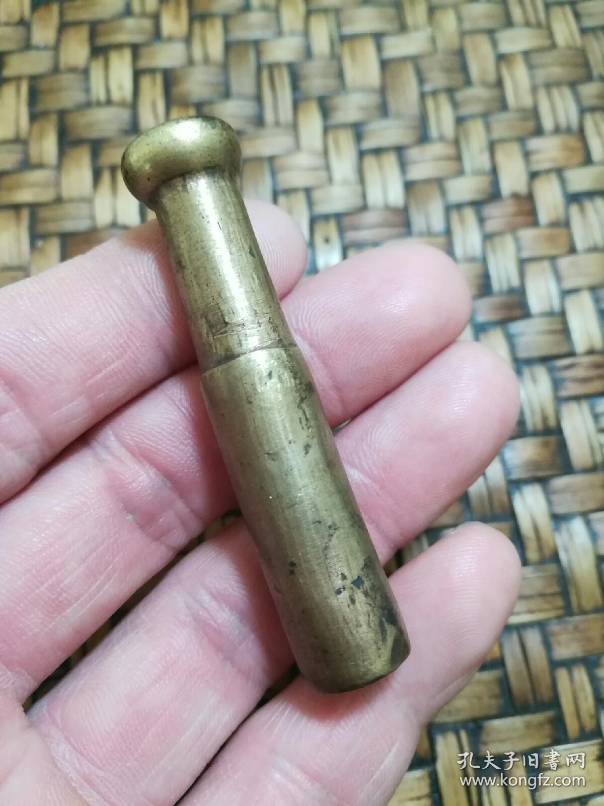 2个铜烟嘴老烟嘴老嘴子铜杂件民俗老物件