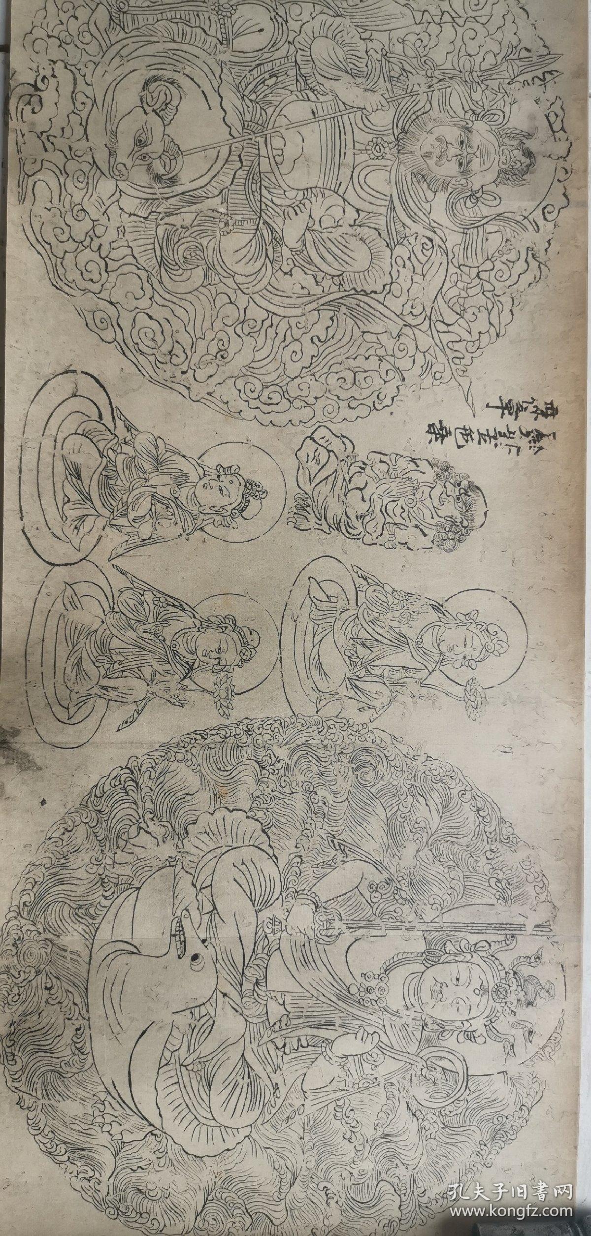 醍醐寺古十二天:十二天为东方帝释天,东南火天,南方焰摩天,西南罗刹天