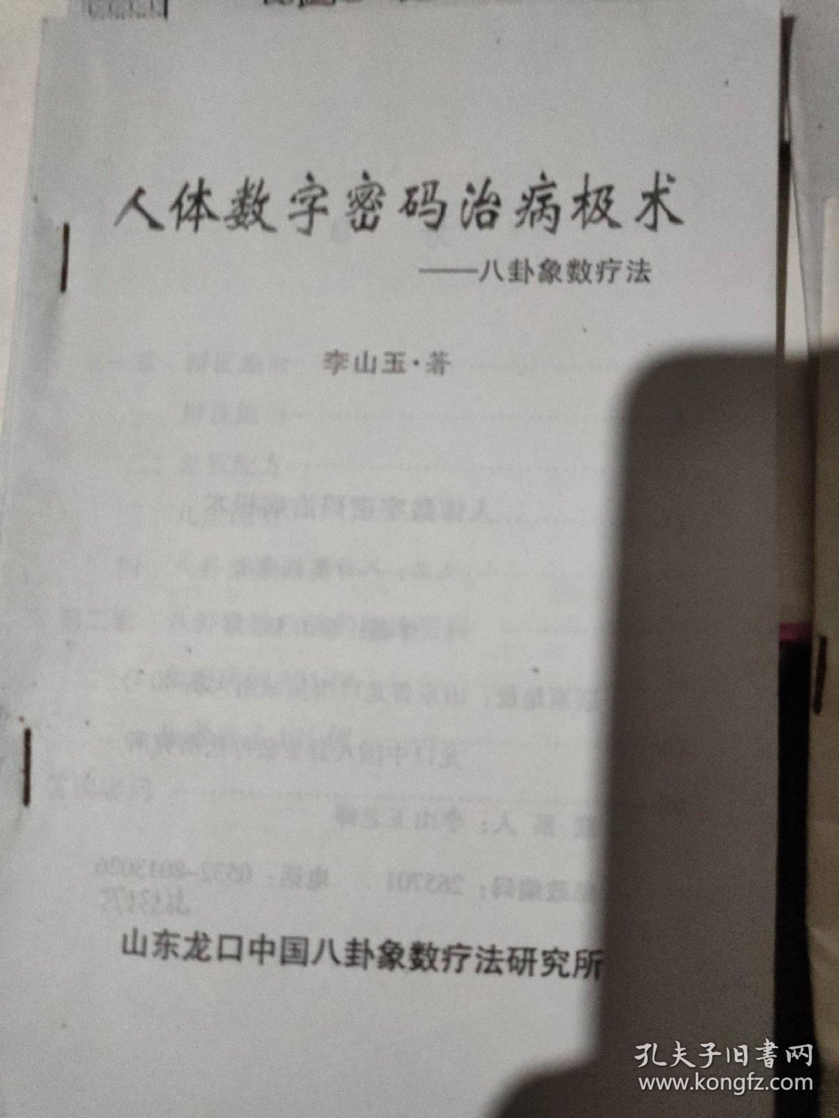 人体数字密码治病极术,最新保健技术专辑,奇方密术特集,醋蛋疗法与100