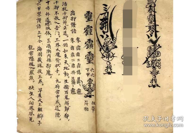 b6358 汇集民间罗汉启教诸家道医《退病治邪喊煞祭