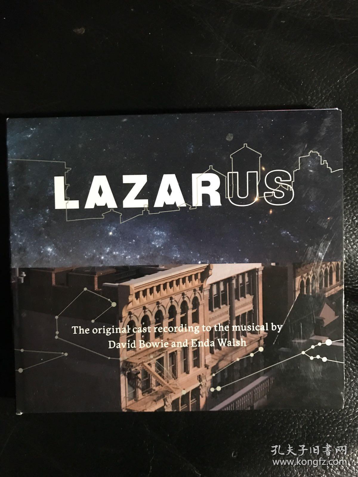 david bowie大卫鲍伊的音乐剧lazarus,双张原版cd