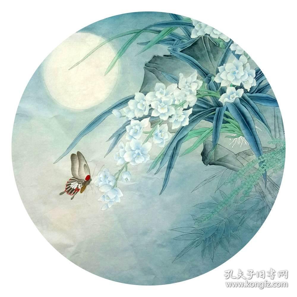 蝴蝶 四尺斗方扇面 9 工笔