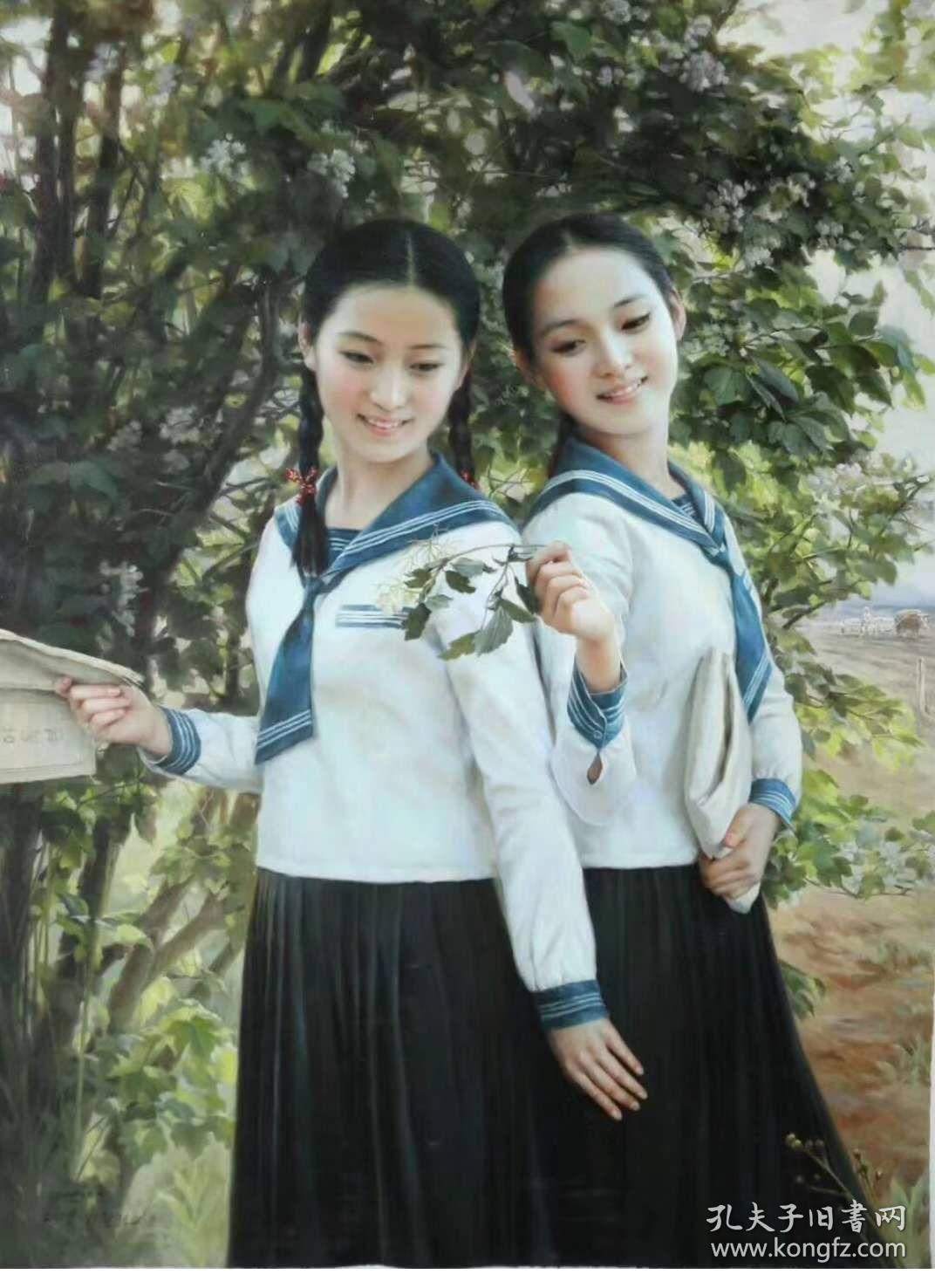 郭鸿雁老师油画作品学生时代无现货可定制